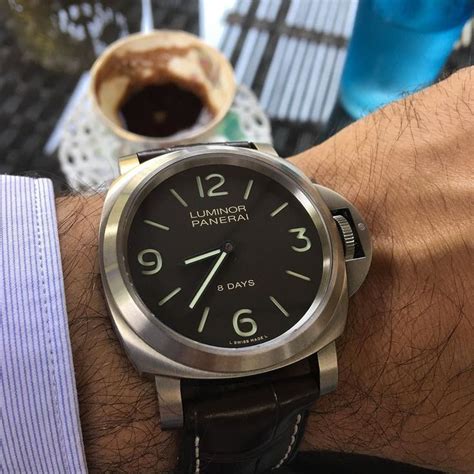 panerai 8 days titanium watchuseek|a week on the wrist panerai.